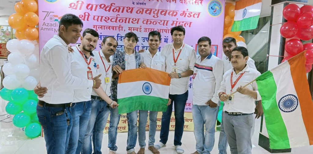 गुलालवाड़ी मुंबई में जैन युवाओं ने किया 126 यूनिट रक्तदान ।