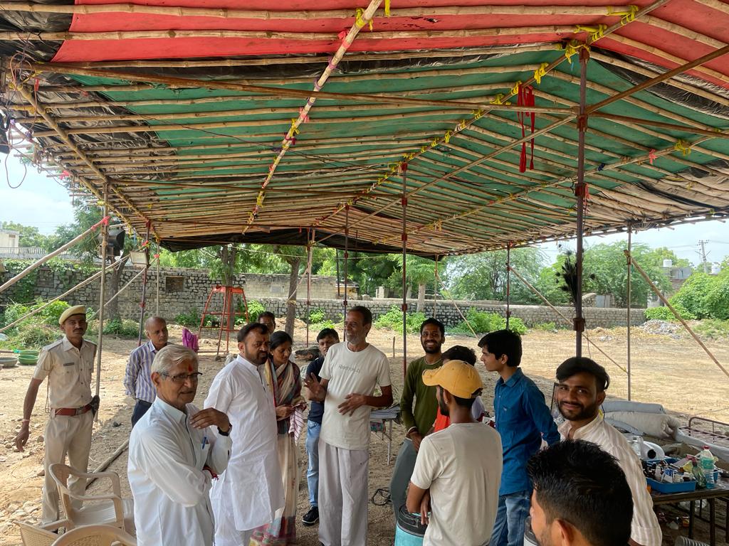 विधायक लोढ़ा ने किया पशु आश्रय स्थल का अवलोकन ।
