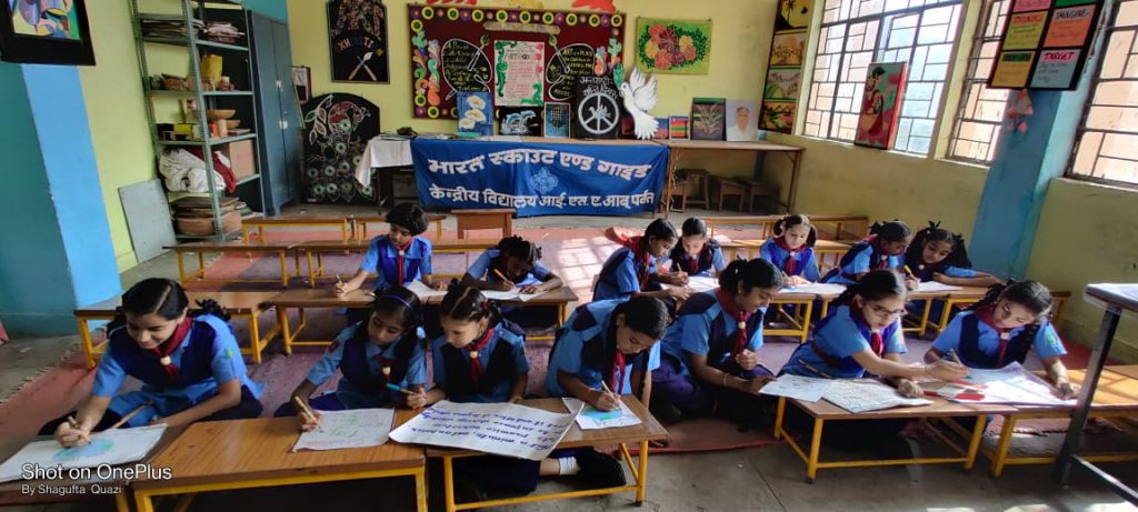 केन्द्रीय विद्यालय आबू पर्वत में आज विश्व शान्ति दिवस मनाया गया।