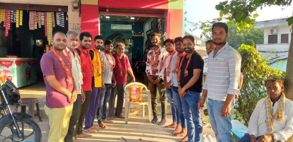 युवा मोर्चा नगर मण्डल आबूरोड़ ने राजमाता विजयराजे सिंधिया की जयंती बनाई ।