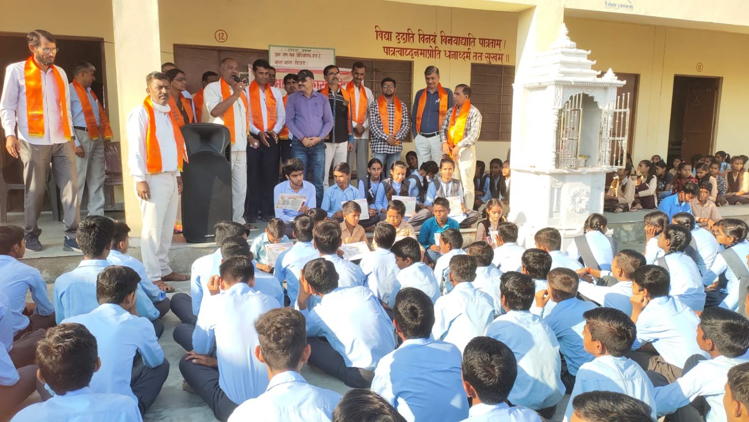 भारत विकास परिषद् पिन्डवाडा द्वारा गुरुवंदन छात्र अभिनंदन कार्यक्रम आयोजित ।