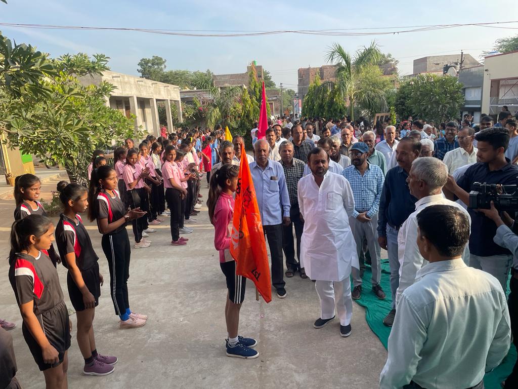 विधायक संयम लोढा ने किया 66वी जिला स्तरीय हैंडबॉल प्रतियोगिता का शुभारंभ ।
