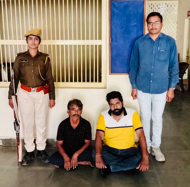 सिरोही कोतवाली पुलिस द्वारा दलित युवक के साथ मारपीट कर वीडियो वायरल करने के आरोपियो को किया गिरफतार ।