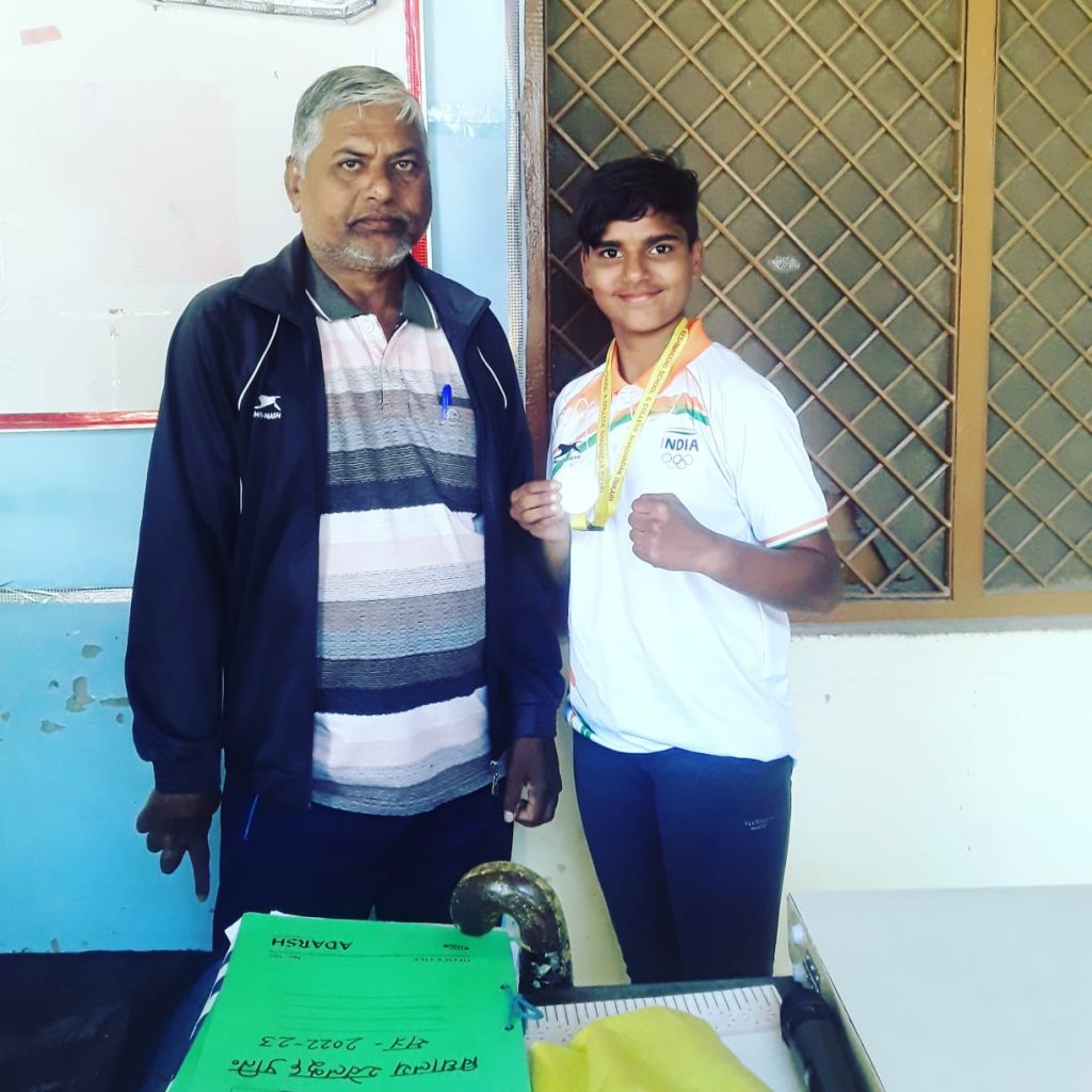 एथेलेटिक्स में पाली के बालिका विद्यालय की छात्रा का राज्य स्तर पर चयन ।
