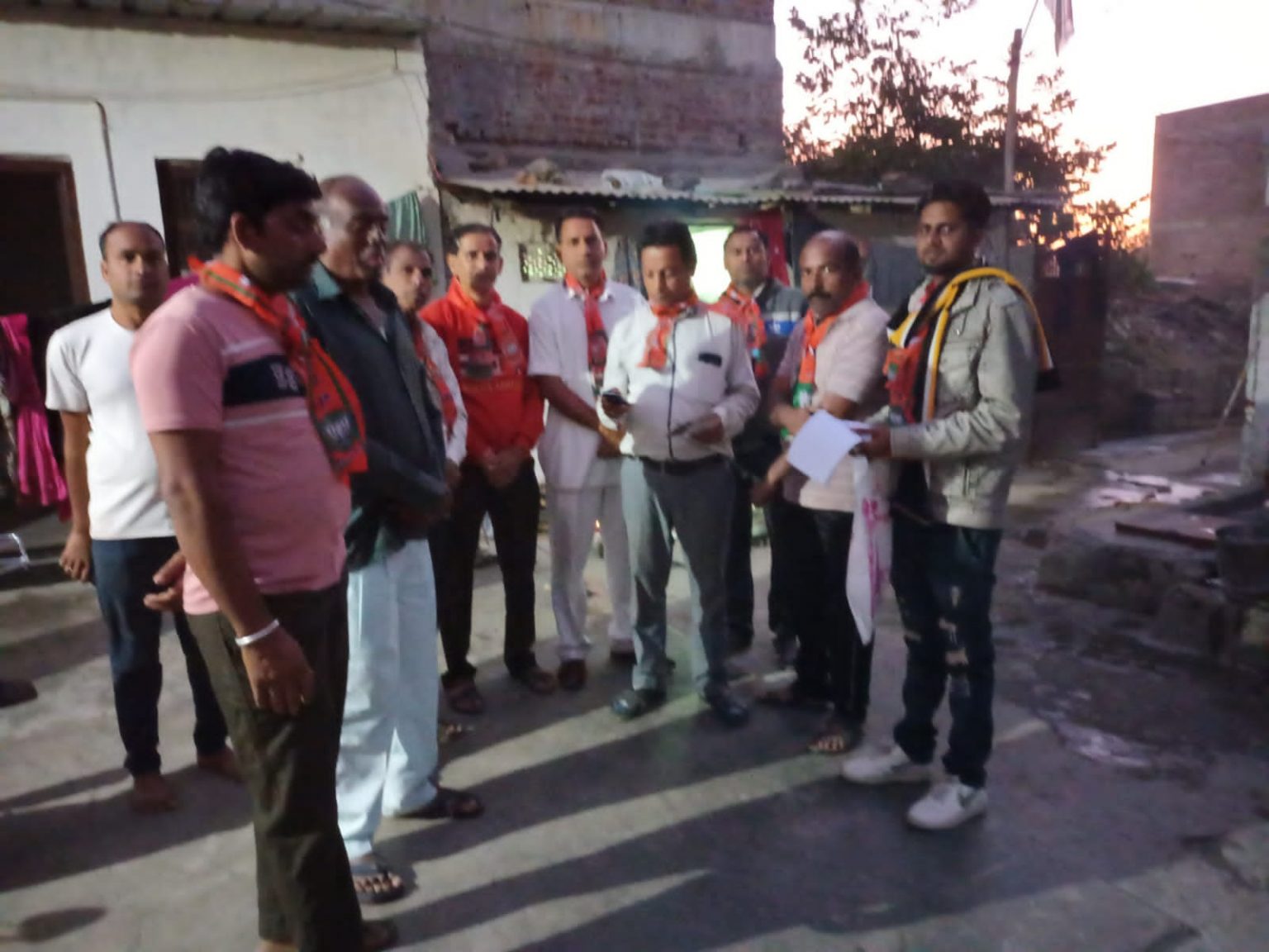 पिण्डवाडा भाजपा मण्डल ने आज से शुरुआत की जन आक्रोश यात्रा महासंपर्क अभियान की ।