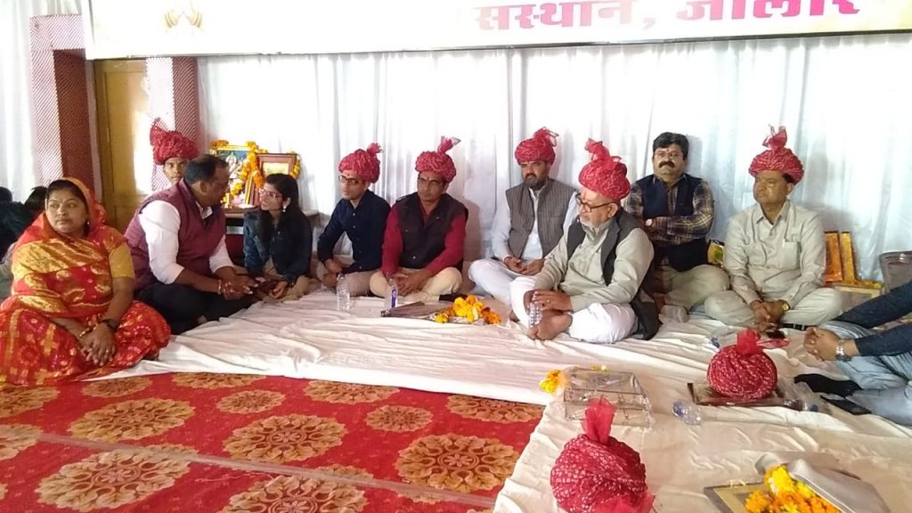 जालौर जिला स्तरीय प्रजापत समाज के प्रथम सम्मान समारोह का आयोजन ।