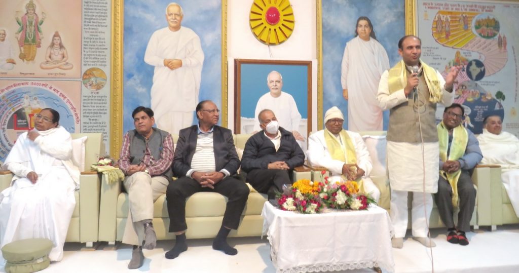 ब्रह्माकुमारी संगठन में मॉनिटिरंग कमेटी का स्वागत समारोह ।