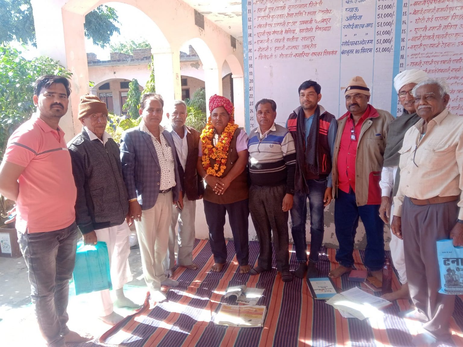 कुंभकार प्रजापति समाज छात्रावास पर समाज विकास पर हुई चर्चा मीटिंग ।