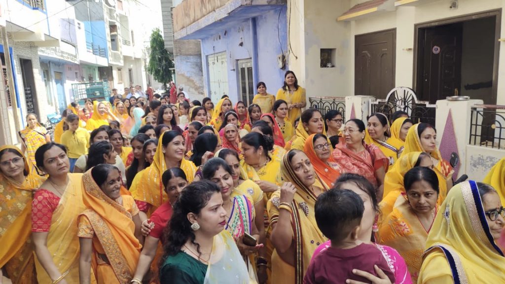 SIROHI – हिंगलाज माता मंदिर के वार्षिकोत्सव पर कई कार्यक्रम हुए, निकली शोभायात्रा।