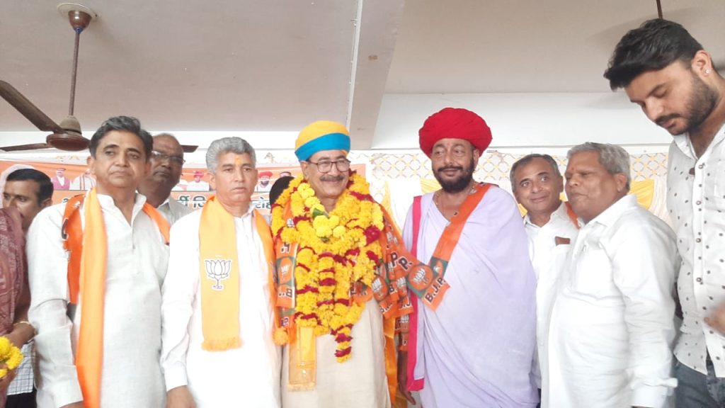 SIROHI : भाजपा नवनियुक्त जिला अध्यक्ष कोठारी का कार्यकर्ताओं ने किया भव्य स्वागत