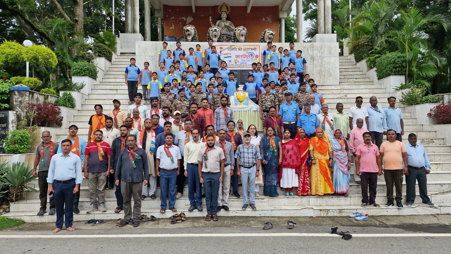 कारगिल विजय दिवस की 25वीं वर्षगांठ , भाजपा कार्यकर्ताओं ने दी श्रद्धांजलि