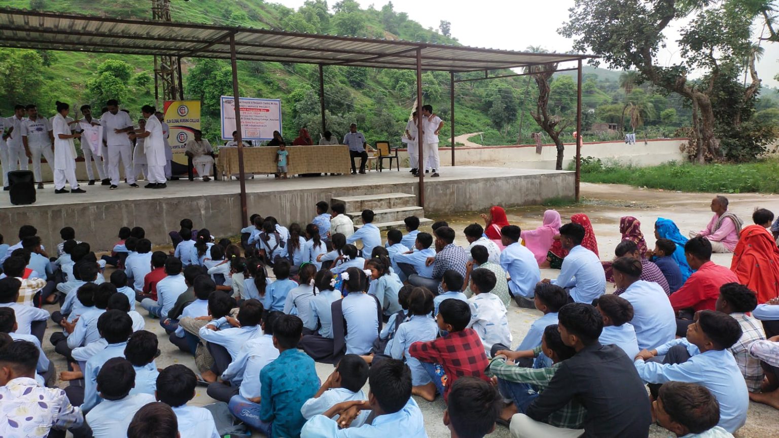विश्व हेपेटाइटिस बी दिवस के उपलक्ष में जागरूकता कार्यक्रम का किया आयोजन ।