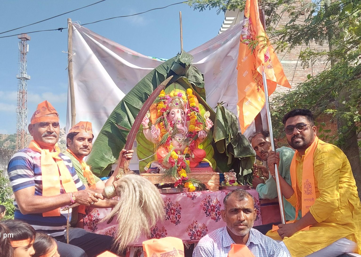 युवा संगठन, नांदिया के तत्वाधान में घाँची समाज नांदिया गणेशोत्सव 2024 सम्पन हुआ।