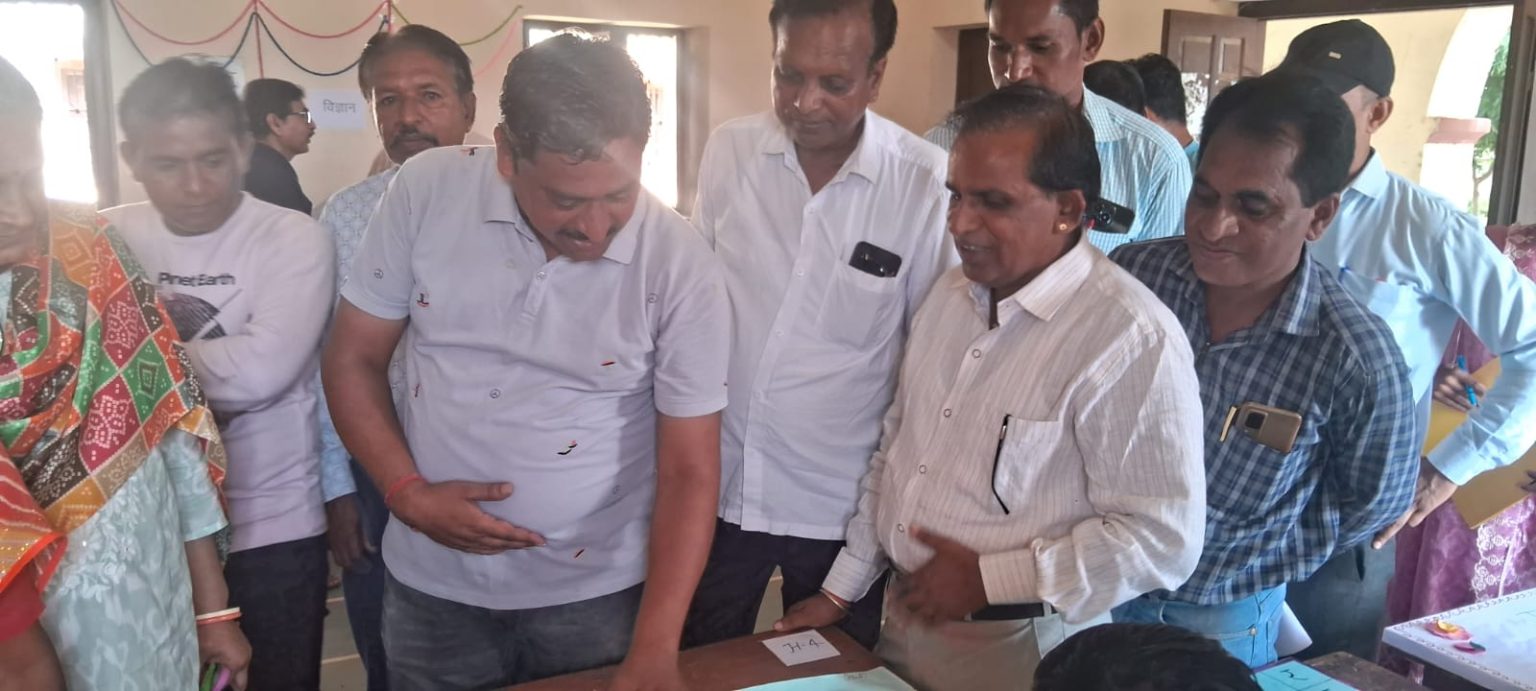 झाडोली के राजकीय उच्च माध्यमिक विद्यालय के प्रांगण में निपुण मेले का आयोजन संपन्न ।