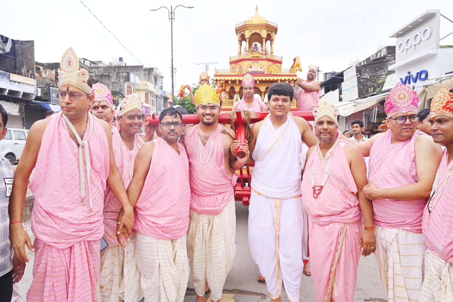 इंद्र ध्वज महामंडल का विश्वशांति महायज्ञ व श्रीजी की रथयात्रा के साथ हुआ समापन
