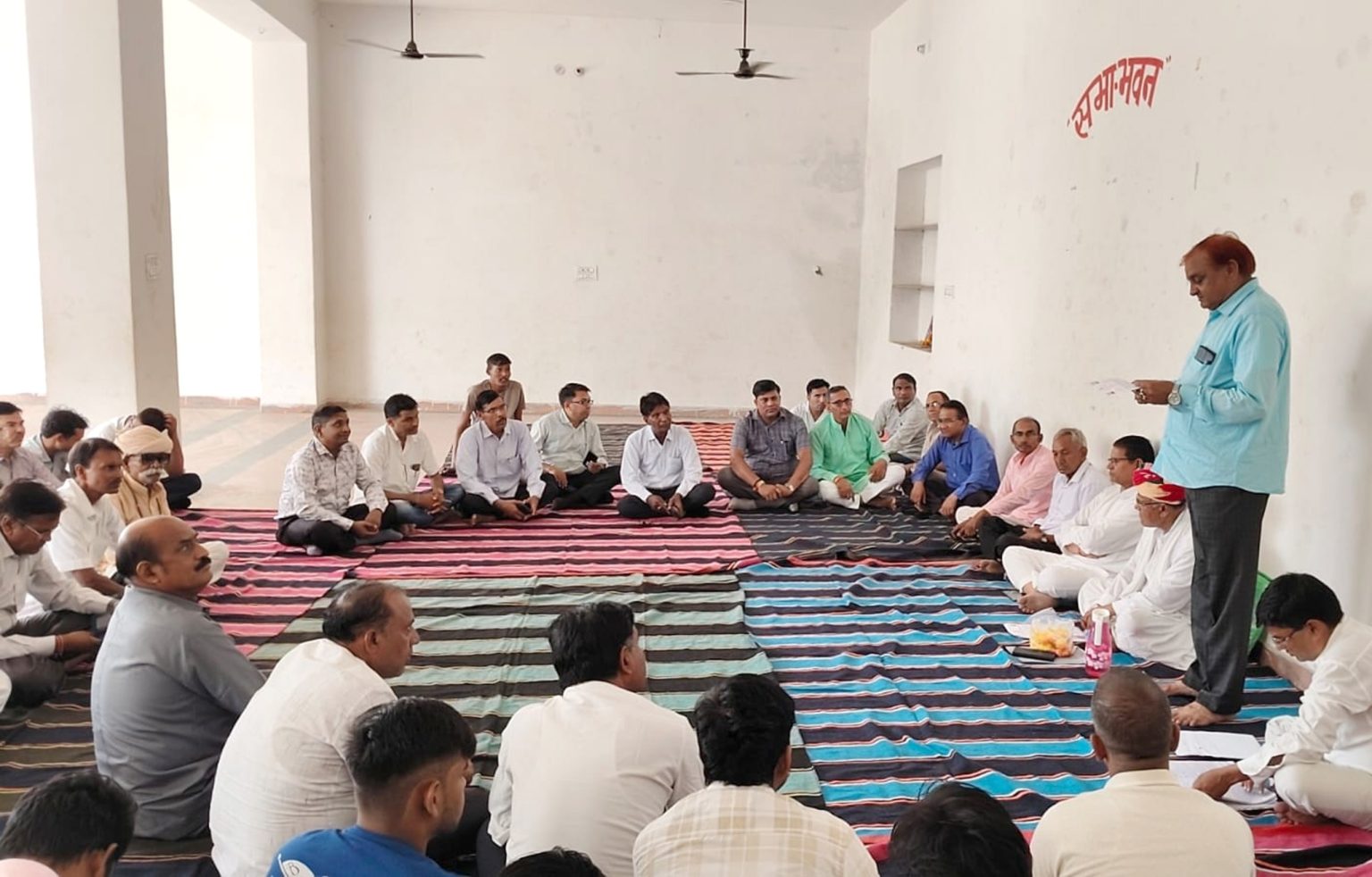 जिला स्तरीय प्रतिभा सम्मान समारोह की तैयारियों को लेकर रैगर महासभा की बैठक संपन्न