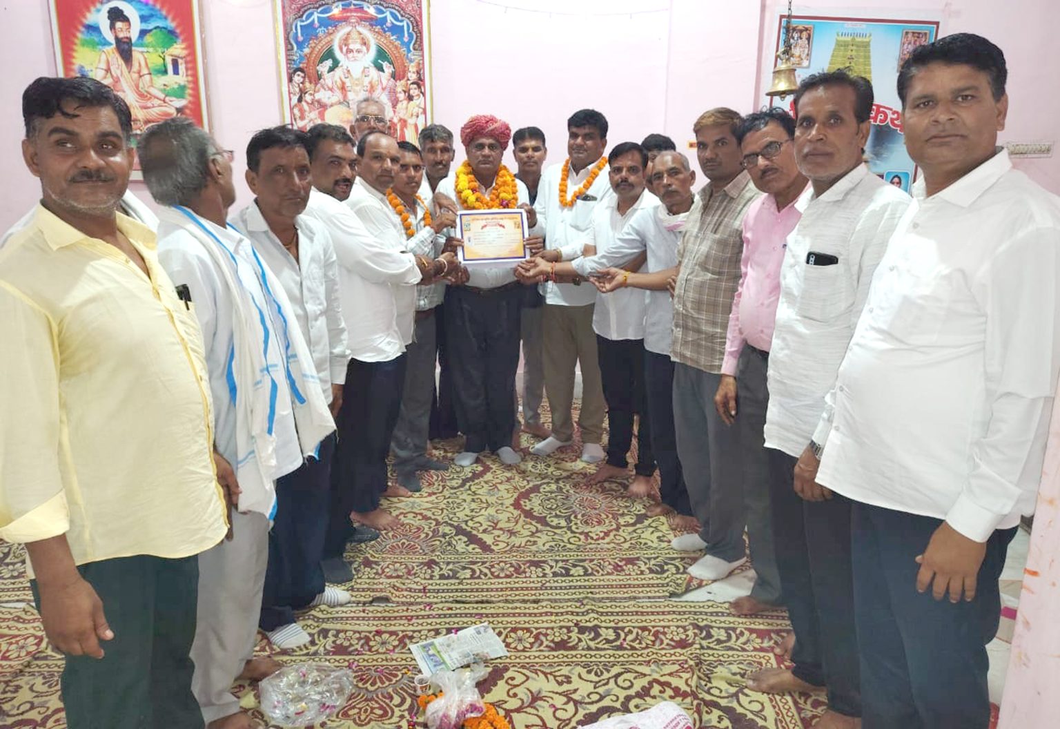 कन्हैयालाल सिरस बने जांगिड़ समाज के अध्यक्ष